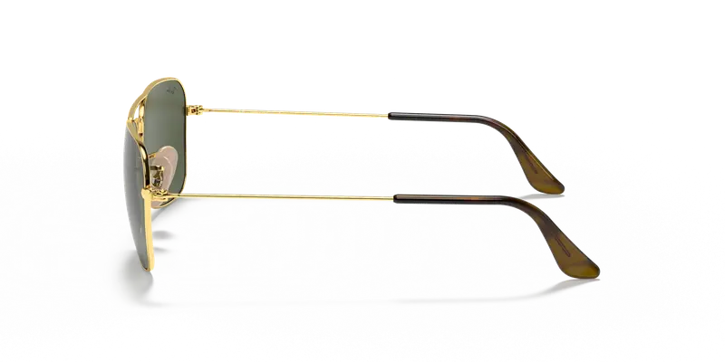 Ray - Ban Unisex RB3136 CARAVAN 181 Occhiali da sole Metallo Oro G15 Squadrata Normale miniatura 3