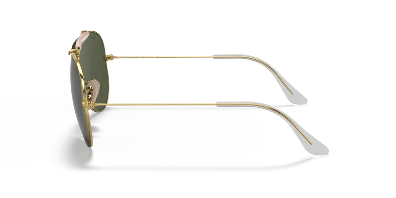 Ray - Ban Unisex RB3138 SHOOTER 001 Occhiali da sole Metallo Oro G15 Pilot Normale miniatura 3