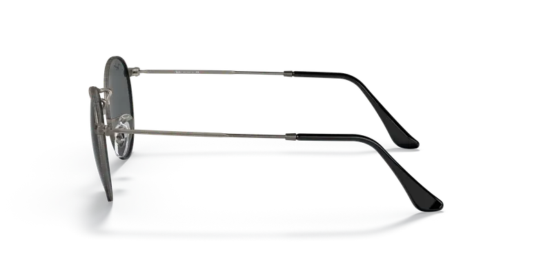 Ray - Ban Unisex RB3447 ROUND METAL 9229B1 Occhiali da sole Metallo Grigio Grigio Rotonda Normale miniatura 3