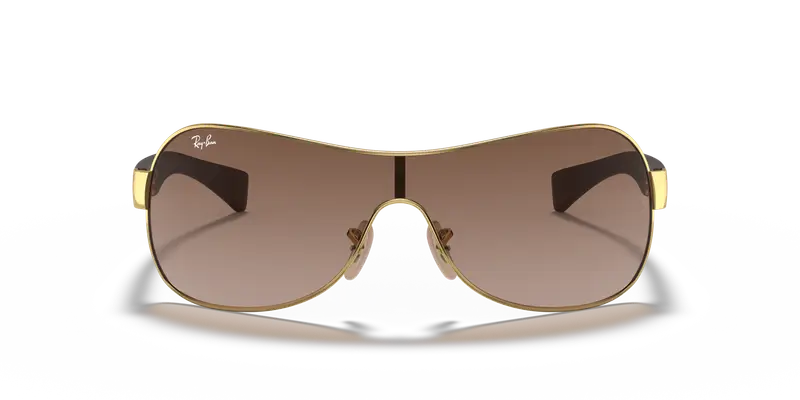 Ray - Ban Unisex RB3471 RB3471 001/13 Occhiali da sole Metallo Oro Marrone Pilot Normale Sfumato miniatura 2