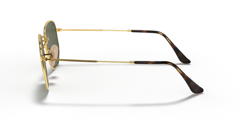 Ray - Ban Unisex RB3548N HEXAGONAL 001/58 Occhiali da sole Metallo Oro G15 Geometrica Polarizzata miniatura 3