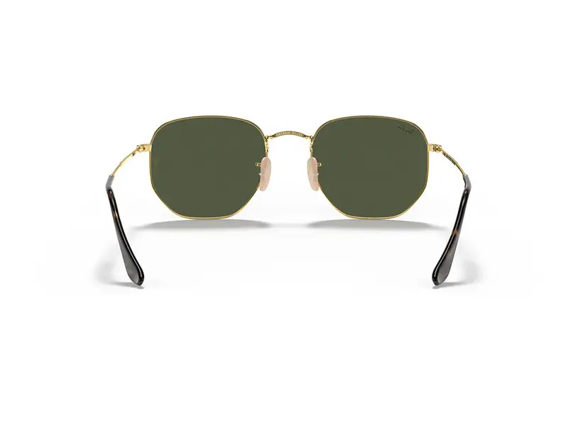 Ray - Ban Unisex RB3548N HEXAGONAL 001 Occhiali da sole Metallo Oro G15 Geometrica Normale miniatura 3