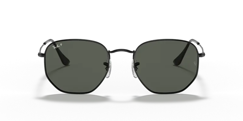 Ray - Ban Unisex RB3548N HEXAGONAL 002/58 Occhiali da sole Metallo Nero G15 Geometrica Polarizzata miniatura 2