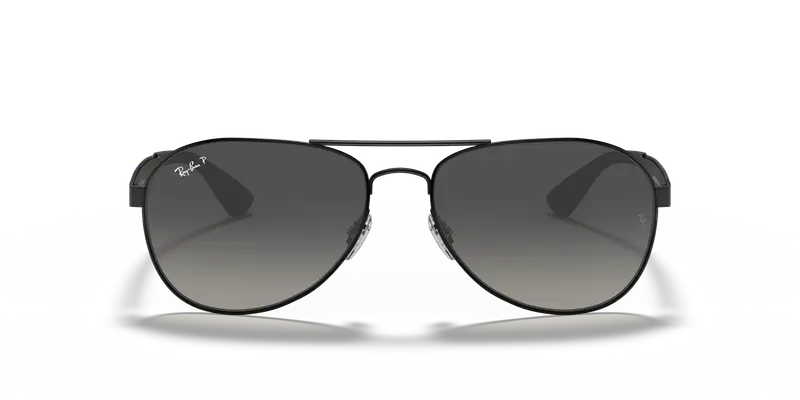Ray - Ban Unisex RB3549 002/T3 Occhiali da sole Metallo Nero Grigio Pilot Polarizzata miniatura 2