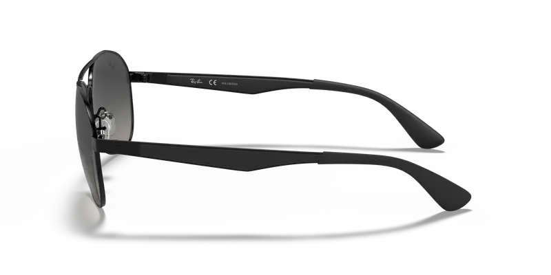 Ray - Ban Unisex RB3549 002/T3 Occhiali da sole Metallo Nero Grigio Pilot Polarizzata miniatura 3