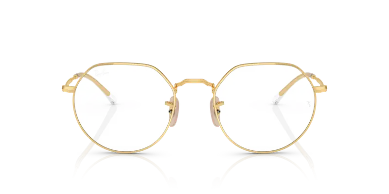 Ray - Ban Unisex RB3565 JACK 001/GG Occhiali da sole Metallo Oro Blu Geometrica Fotocromatiche Fotocromatico miniatura 2