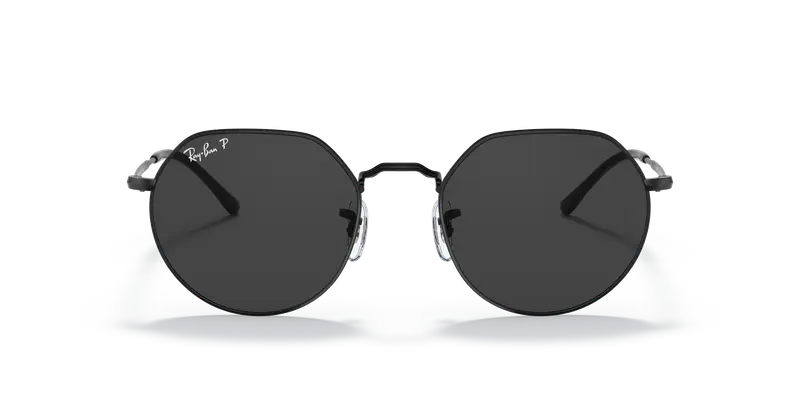 Ray - Ban Unisex RB3565 JACK 002/48 Occhiali da sole Metallo Nero Nero Geometrica Polarizzata miniatura 2