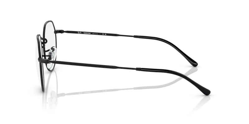 Ray - Ban Unisex RB3565 JACK 002/GG Occhiali da sole Metallo Nero Blu Geometrica Fotocromatiche miniatura 3