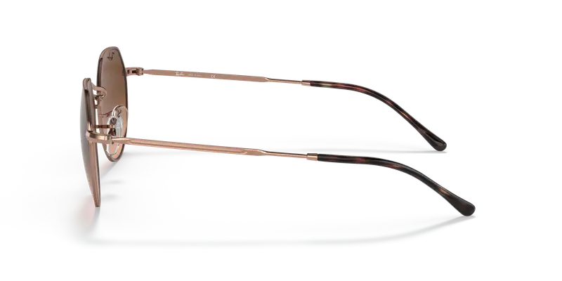 Ray - Ban Unisex RB3565 JACK 9035A5 Occhiali da sole Metallo Bronzo Rosa Geometrica Normale Sfumato miniatura 3