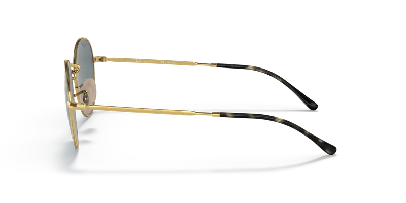 Ray - Ban Unisex RB3582 DAVID 001/3R Occhiali da sole Metallo Oro Blu Pantos Polarizzata miniatura 3