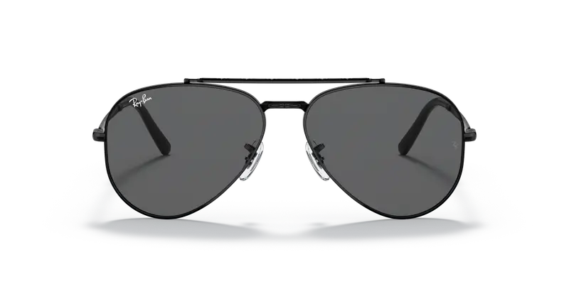 Ray - Ban Unisex RB3625 NEW AVIATOR 002/B1 Occhiali da sole Metallo Nero Grigio Pilot Normale miniatura 2