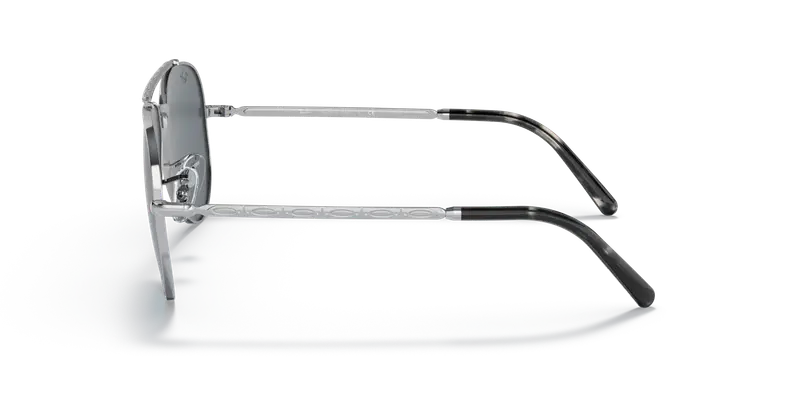 Ray - Ban Unisex RB3625 NEW AVIATOR 003/R5 Occhiali da sole Metallo Argento Blu Pilot Normale miniatura 3