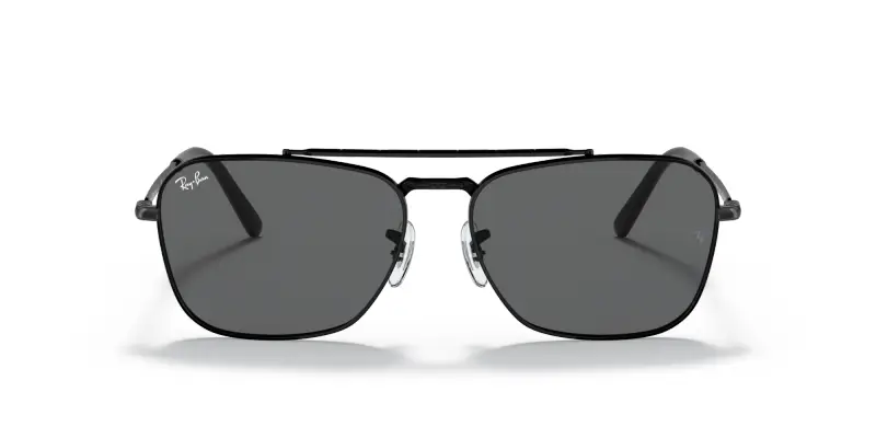 Unisex RB3636 NEW CARAVAN 002/B1 Occhiali da sole Metallo Nero Grigio Squadrata Normale miniatura 3