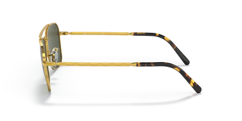 Ray - Ban Unisex RB3636 NEW CARAVAN 919631 Occhiali da sole Metallo Oro Verde Squadrata Normale miniatura 3