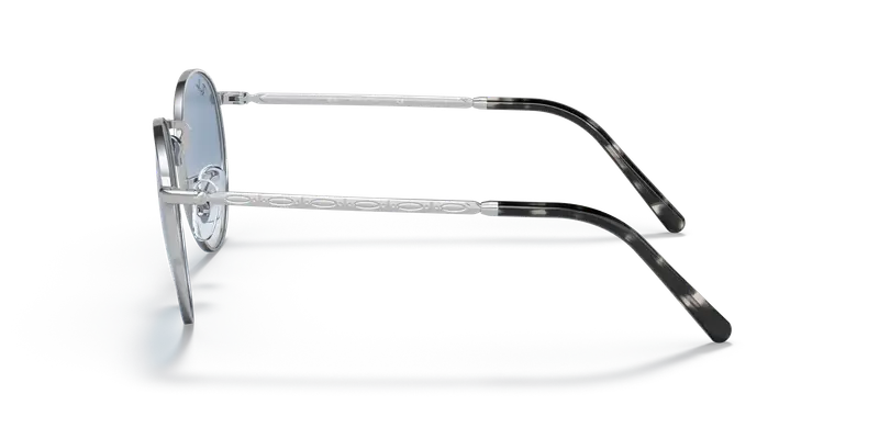 Ray - Ban Unisex RB3637 NEW ROUND 003/3F Occhiali da sole Metallo Argento Blu Pantos Normale Sfumato miniatura 3