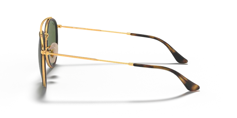 Ray - Ban Unisex RB3647N 001 Occhiali da sole Metallo Oro G15 Rotonda Normale miniatura 3