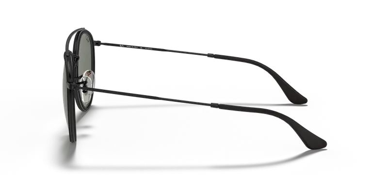 Ray - Ban Unisex RB3647N 002/58 Occhiali da sole Metallo Nero G15 Rotonda Polarizzata miniatura 3