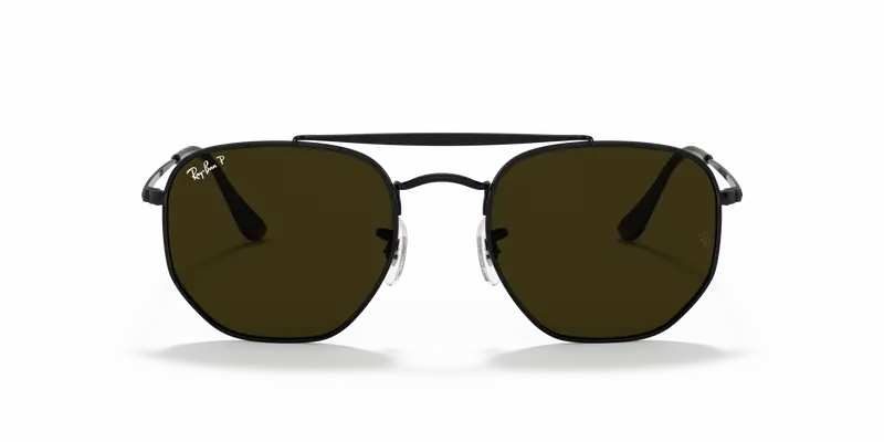 Ray - Ban Unisex RB3648M THE MARSHAL II 002/58 Occhiali da sole Metallo Nero G15 Geometrica Polarizzata miniatura 2