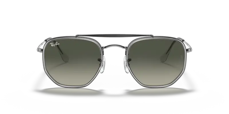Ray - Ban Unisex RB3648M THE MARSHAL II 004/71 Occhiali da sole Metallo Grigio Grigio Geometrica Normale Sfumato miniatura 2