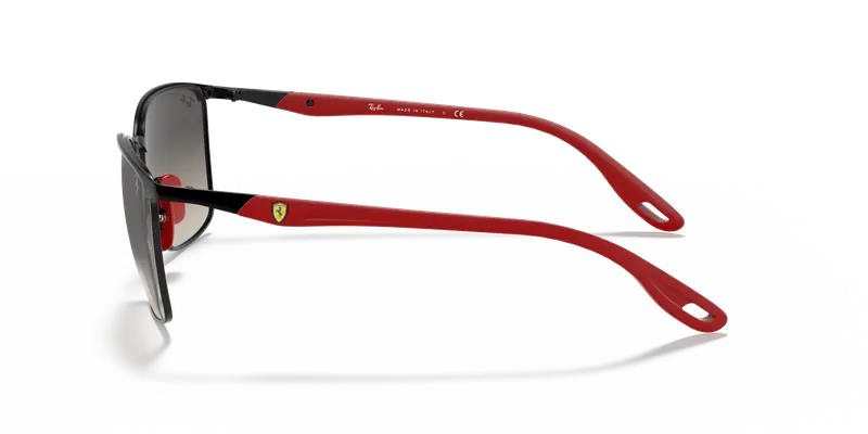 Ray - Ban Unisex RB3673M SCUDERIA FERRARI COLLECTION F04111 Occhiali da sole Metallo Nero Grigio Squadrata Normale Sfumato miniatura 3