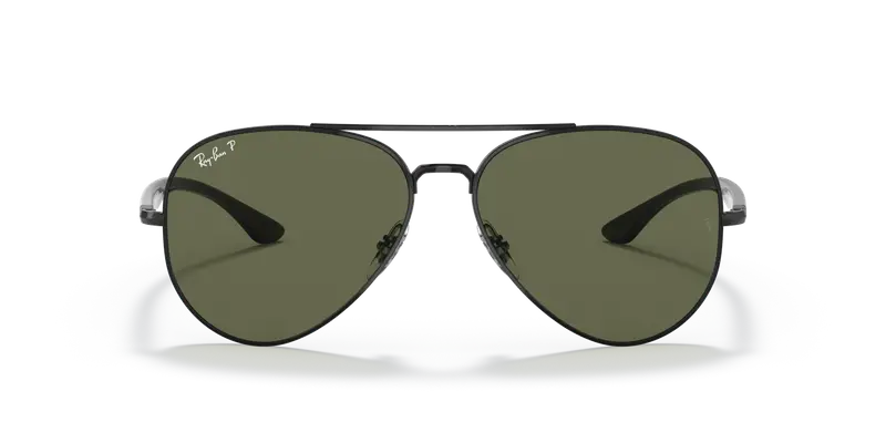 Ray - Ban Unisex RB3675 002/58 Occhiali da sole Metallo Nero G15 Pilot Polarizzata miniatura 2