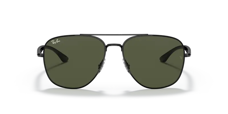 Ray - Ban Unisex RB3683 002/31 Occhiali da sole Metallo Nero G15 Squadrata Normale miniatura 2