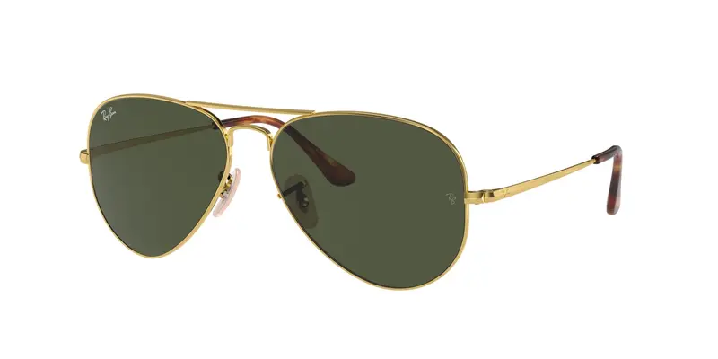 Ray - Ban Unisex RB3689 AVIATOR METAL II 914731 Occhiali da sole Metallo Oro G15 Pilot Normale