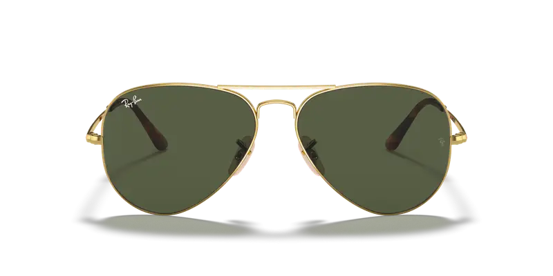 Ray - Ban Unisex RB3689 AVIATOR METAL II 914731 Occhiali da sole Metallo Oro G15 Pilot Normale miniatura 2