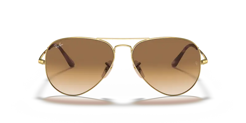 Ray - Ban Unisex RB3689 AVIATOR METAL II 914751 Occhiali da sole Metallo Oro Pilot Normale Sfumato miniatura 2