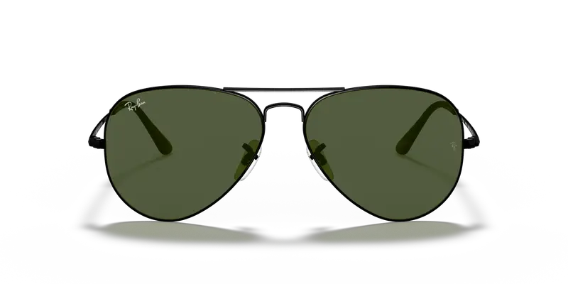 Ray - Ban Unisex RB3689 AVIATOR METAL II 914831 Occhiali da sole Metallo Nero G15 Pilot Normale miniatura 2