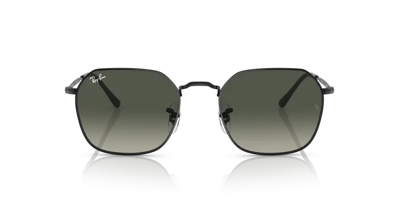 Ray - Ban Unisex RB3694 JIM 002/71 Occhiali da sole Metallo Nero Grigio Geometrica Normale miniatura 2