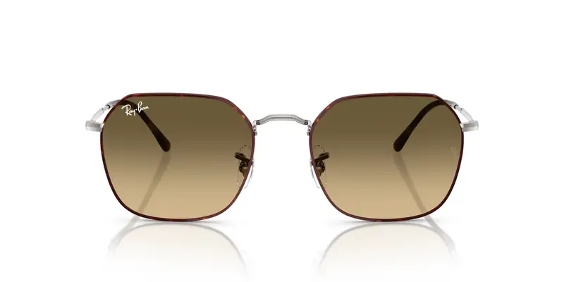 Ray - Ban Unisex RB3694 JIM 92700A Occhiali da sole Metallo Tartaruga Marrone Geometrica Normale Sfumato miniatura 2