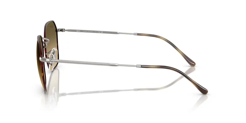 Ray - Ban Unisex RB3694 JIM 92700A Occhiali da sole Metallo Tartaruga Marrone Geometrica Normale Sfumato miniatura 3