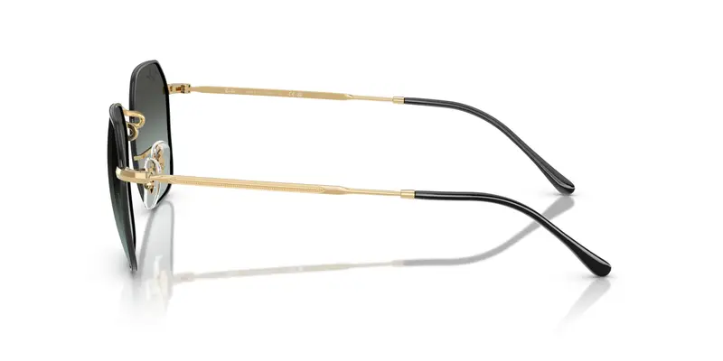 Ray - Ban Unisex RB3694 JIM 9271GK Occhiali da sole Metallo Nero Grigio Geometrica Normale Sfumato miniatura 3