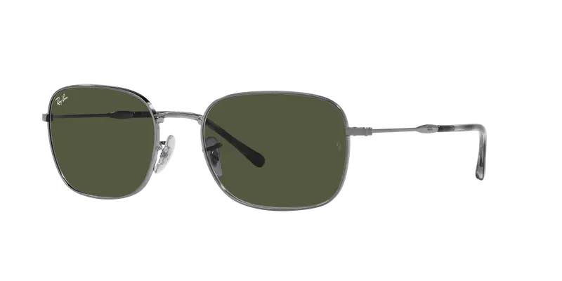 Ray - Ban Unisex RB3706 004/71 Occhiali da sole Metallo Grigio Grigio Pillow Normale miniatura 2