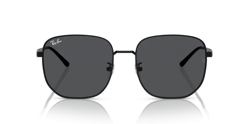 Ray - Ban Unisex RB3713D 002/87 Occhiali da sole Metallo Nero Grigio Geometrica Normale miniatura 2