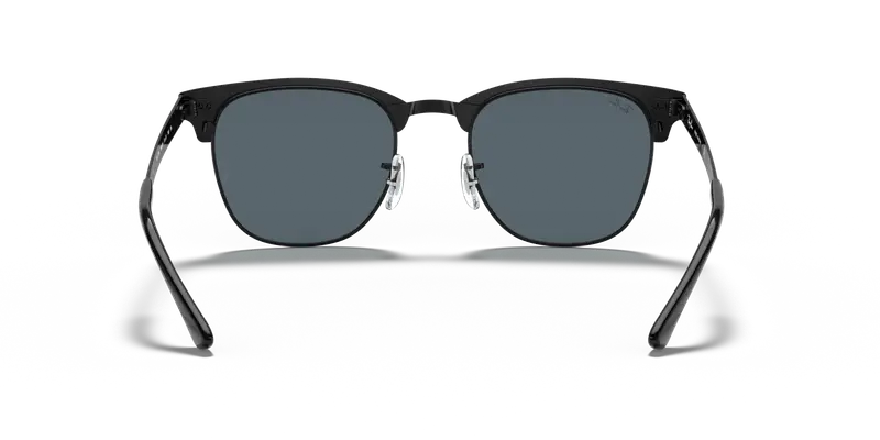 Ray - Ban Unisex RB3716 CLUBMASTER METAL 186/R5 Occhiali da sole Metallo Nero Blu Squadrata Normale miniatura 3