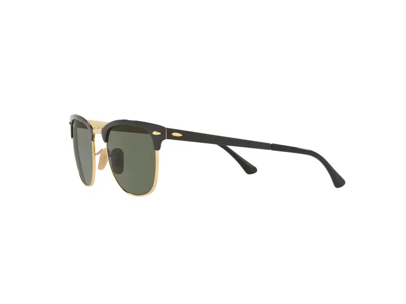 Ray - Ban Unisex RB3716 CLUBMASTER METAL 187 Occhiali da sole Metallo Nero G15 Squadrata Normale miniatura 3