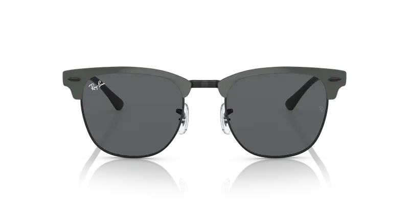 Ray - Ban Unisex RB3716 CLUBMASTER METAL 9256B1 Occhiali da sole Metallo Grigio Grigio Squadrata Normale miniatura 2