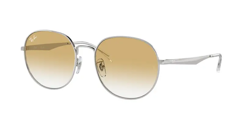 Ray - Ban Unisex RB3727D  003/2Q Occhiali da sole Metallo Argento Giallo Pantos Normale Sfumato
