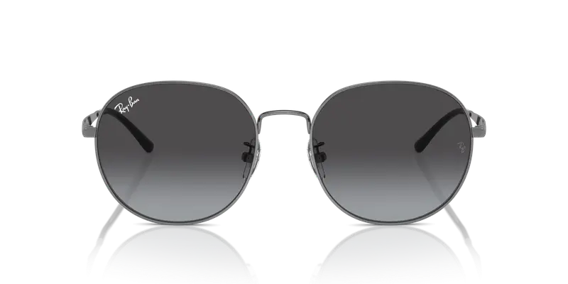 Ray - Ban Unisex RB3727D 004/8G Occhiali da sole Metallo Grigio Grigio Pantos Normale Sfumato miniatura 2