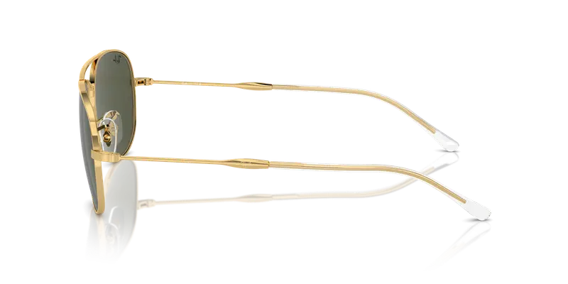 Ray - Ban Unisex RB3735 BAIN BRIDGE 001/31 Occhiali da sole Metallo Oro Verde Pilot Normale miniatura 3