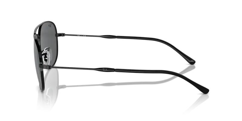 Ray - Ban Unisex RB3735 BAIN BRIDGE 002/B1 Occhiali da sole Metallo Nero Grigio Pilot Normale miniatura 3