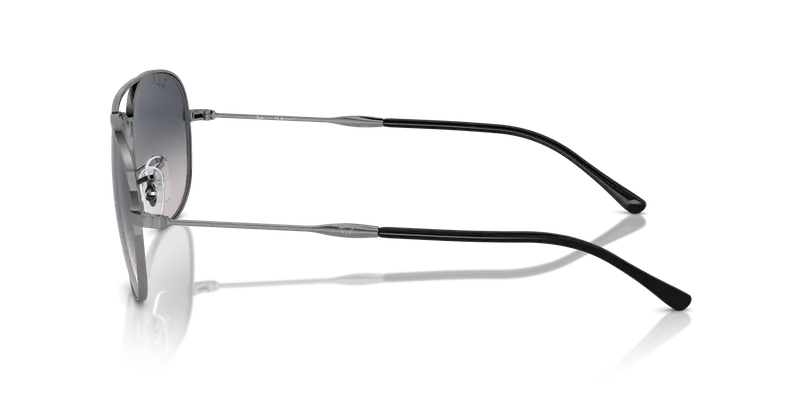 Ray - Ban Unisex RB3735 BAIN BRIDGE 004/78 Occhiali da sole Metallo Grigio Blu Pilot Polarizzata Sfumato miniatura 3