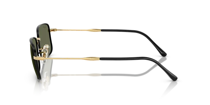 Ray - Ban Unisex RB3746 927158 Occhiali da sole Metallo Nero Verde G15 Squadrata Polarizzata miniatura 3