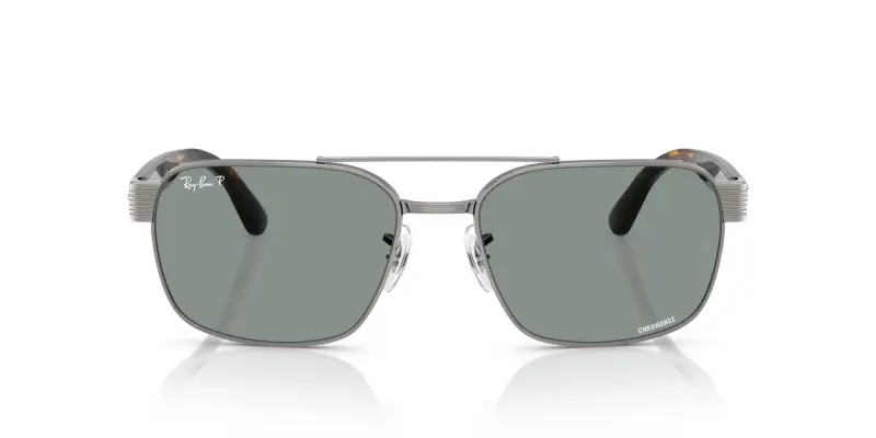 Unisex RB3751CH 004/3R Occhiali da sole Metallo Grigio Squadrata Polarizzata miniatura 3