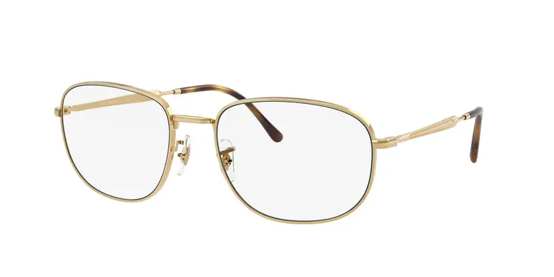 Ray - Ban Unisex RB3754 001/GG Occhiali da sole Metallo Oro Pillow Fotocromatiche