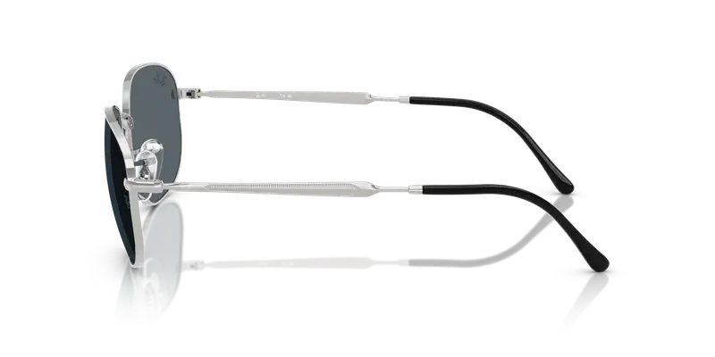 Ray - Ban Unisex RB3754 003/R5 Occhiali da sole Metallo Argento Blu Pillow Normale miniatura 3