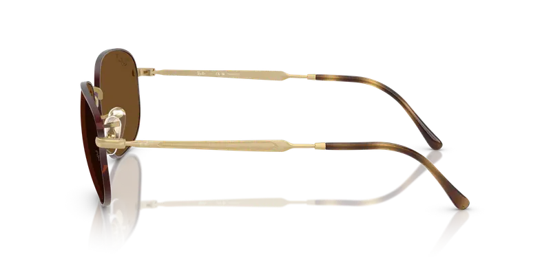 Ray - Ban Unisex RB3754 927557 Occhiali da sole Metallo Havana Marrone Pillow Polarizzata miniatura 3
