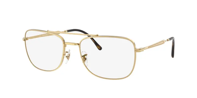 Ray - Ban Unisex RB3755  001/GG Occhiali da sole Metallo Oro Blu Squadrata Fotocromatiche